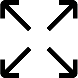 אייקון חיצים לארבעה כיוונים